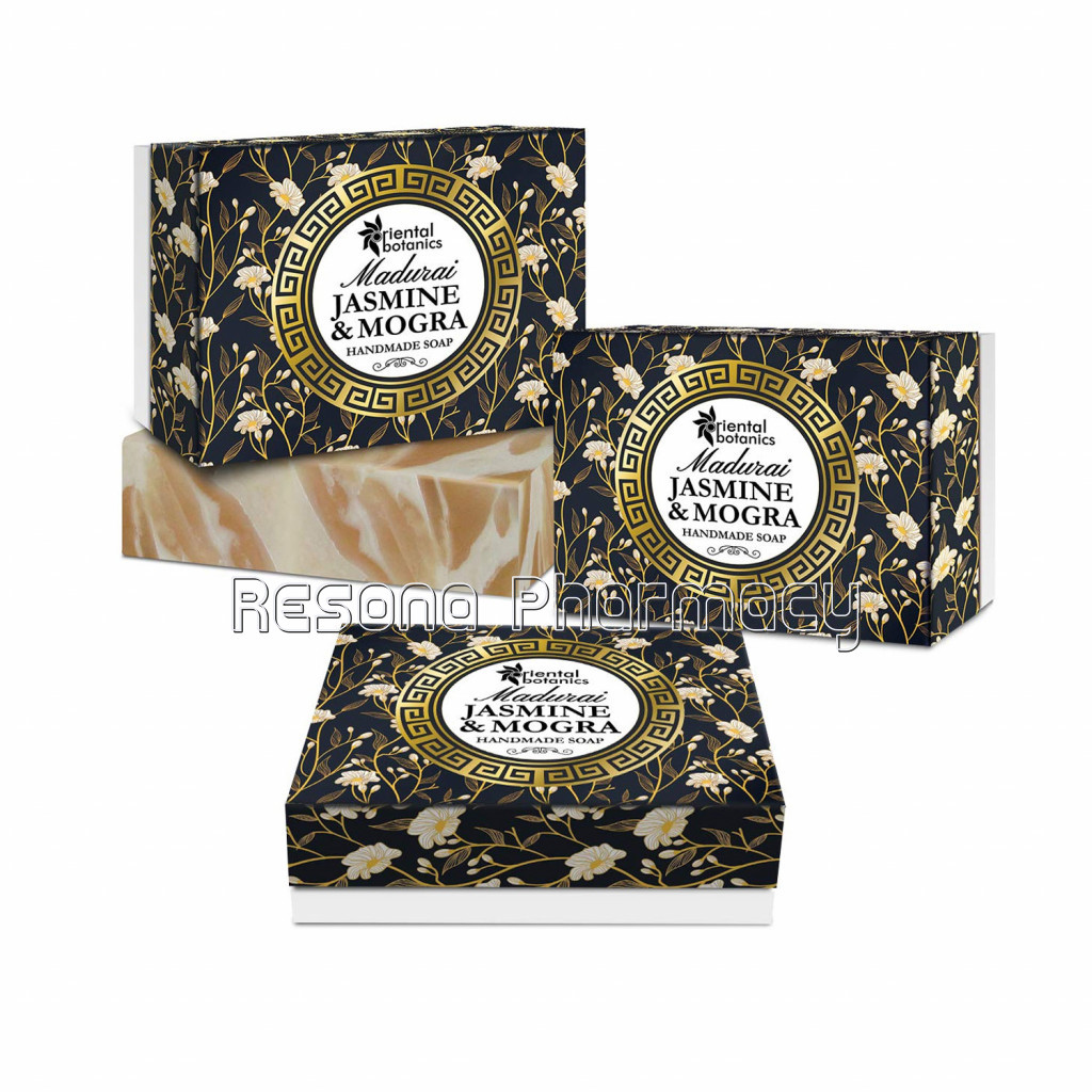 Madurai Jasmine and Mogra Handmade Luxury Soap 125Gm – Pack Of 3