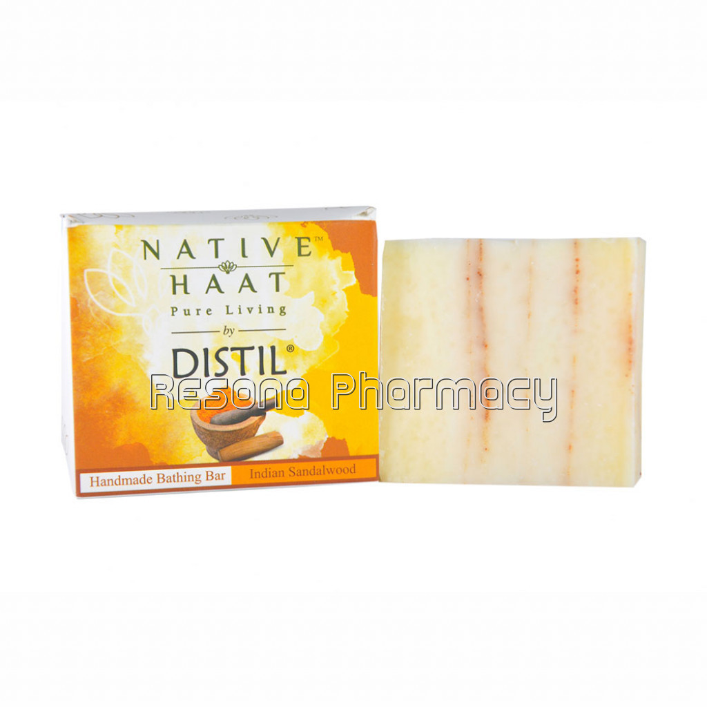 Native Haat Handmade Bathing Bar   Indian Sandalwood