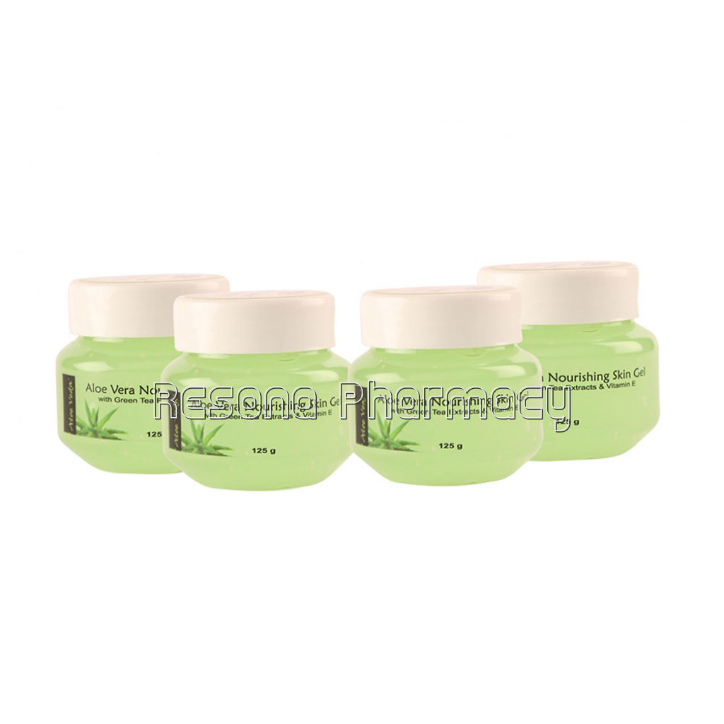 Aloe Vera Nourishing Skin Gel   Combo Pack Of 4 X 125 Gm