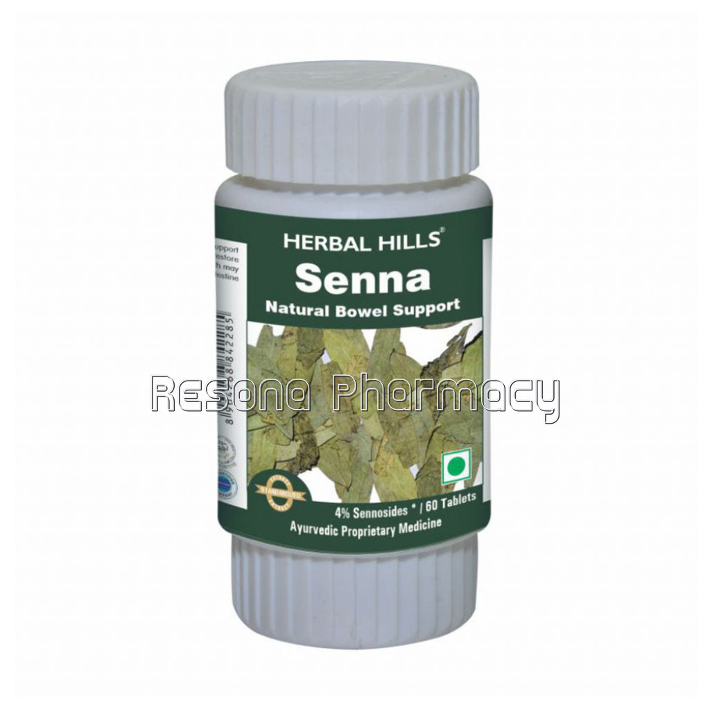 Herbal Hills Senna 60 Tablets For NaNaturalBowel Movement