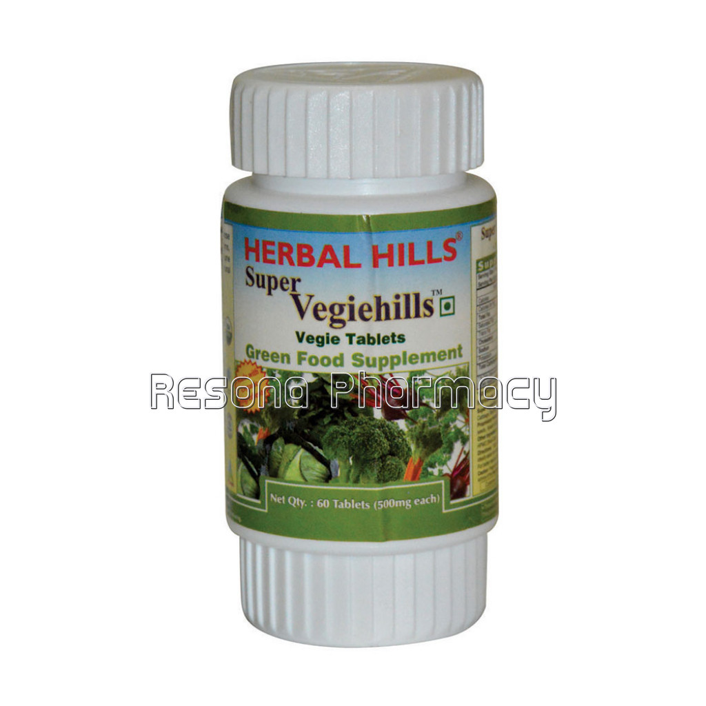 Super Vegiehills 60 Tablets – Green Veggie