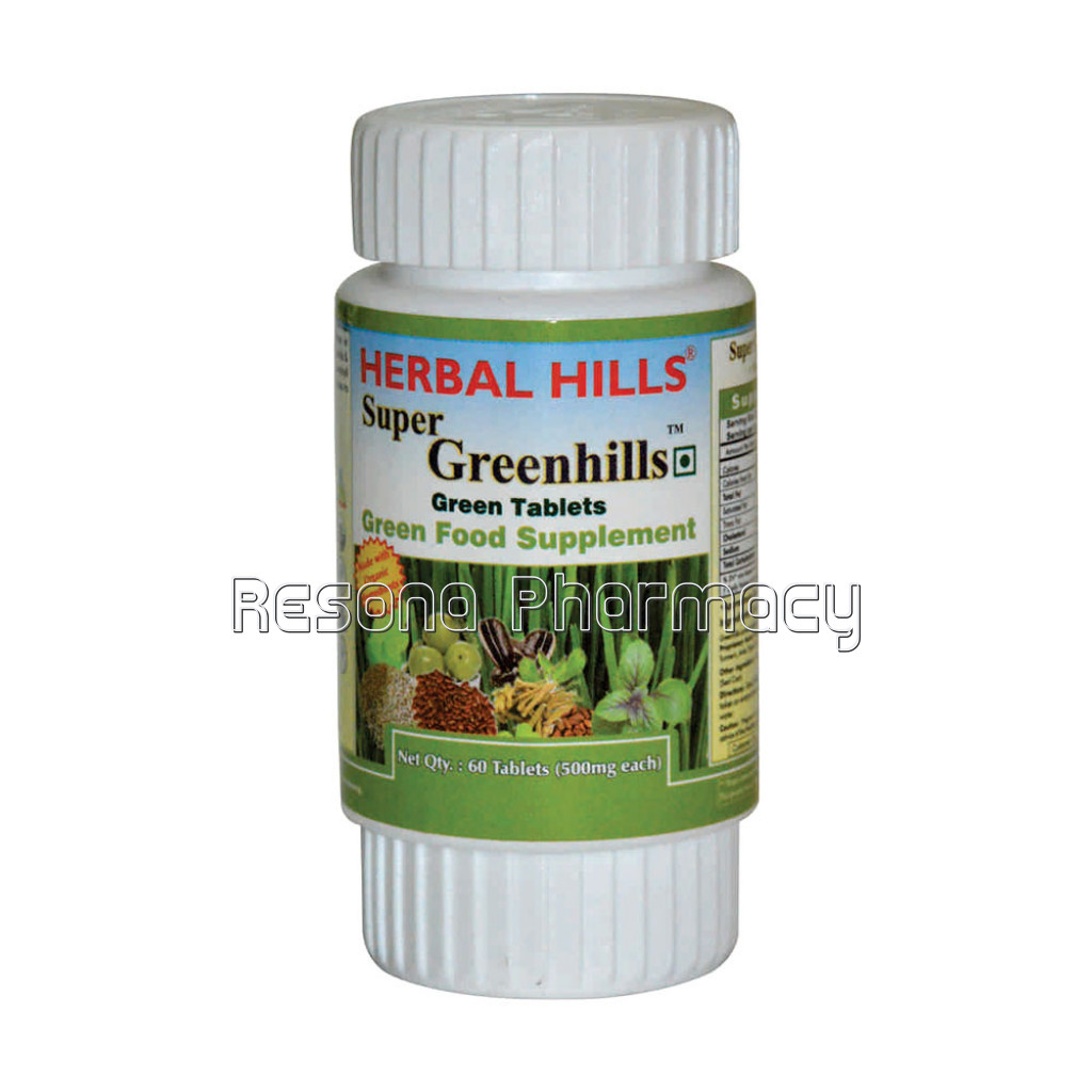 Super Greenhills 60 Tablets – Super Green Food Formula