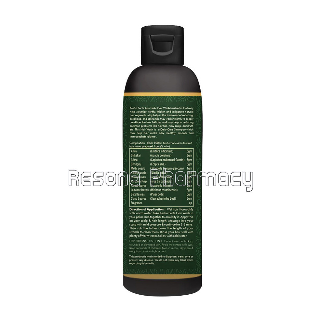 Kesho Forte Hair Wash 200Ml – Best Ayurvedic Hair Wash Shampoo