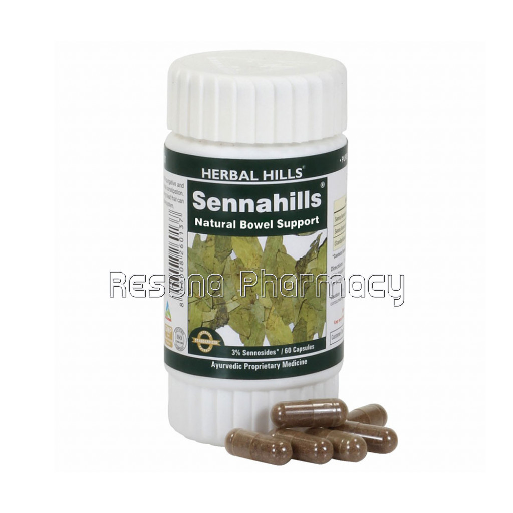 Senna Capsules – Sennahills 60 Capsules – NaNaturalBowel Relief