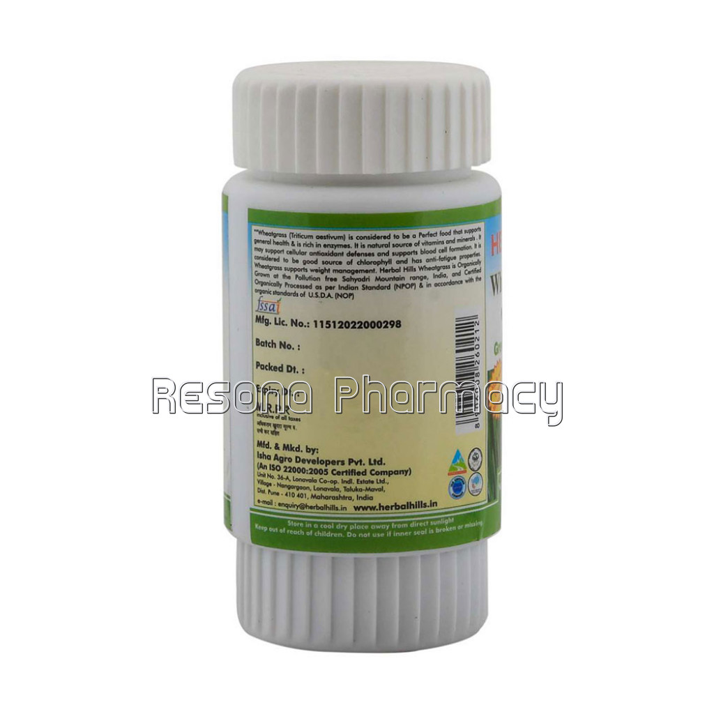 Wheatgrass (Wheat O Power) 60 Tablets – Green Food Supplement