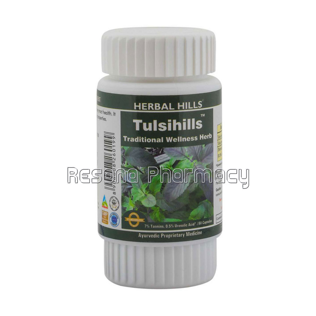 Tulsi Capsules – Tulsihills 60 Capsules – Traditional Wellness Herb