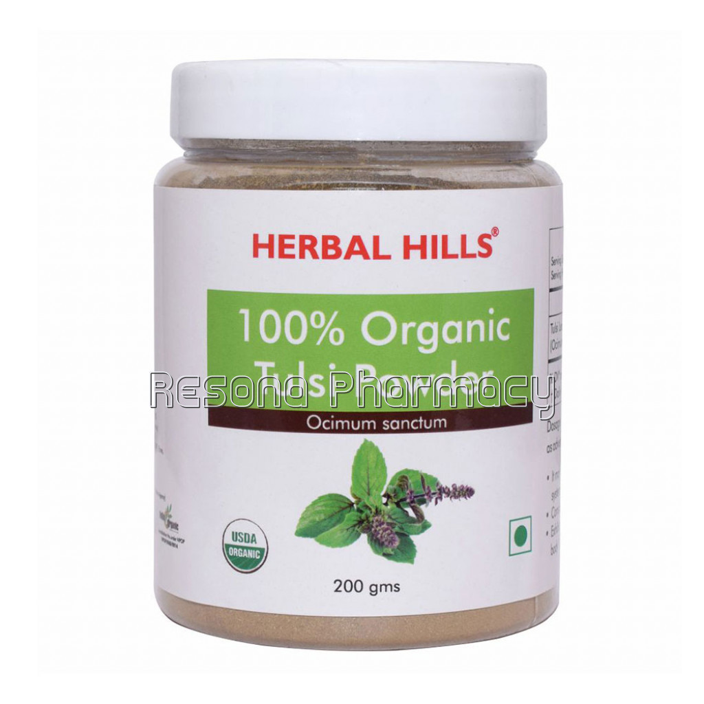 Herbal Hills Organic Tulsi Powder 200Gms – For Health And Wellness