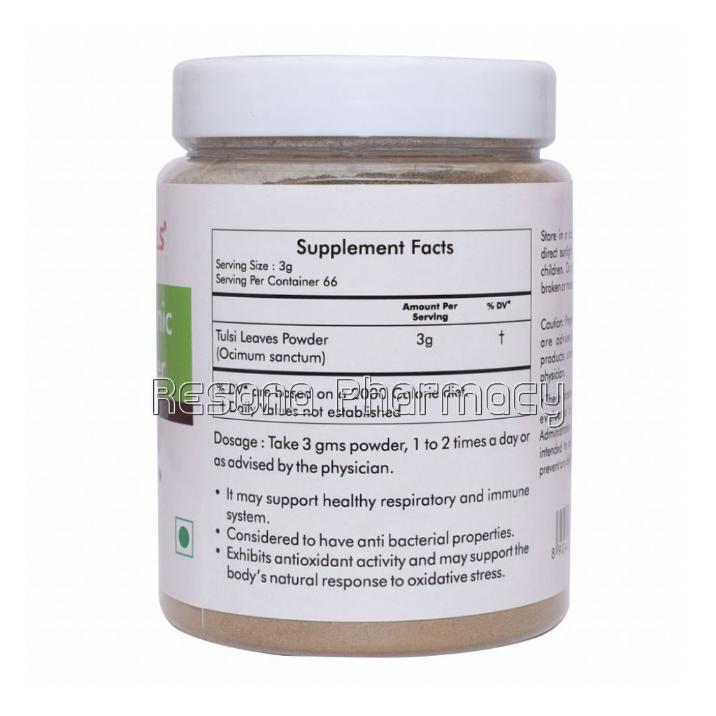 Herbal Hills Organic Tulsi Powder 200Gms – For Health And Wellness