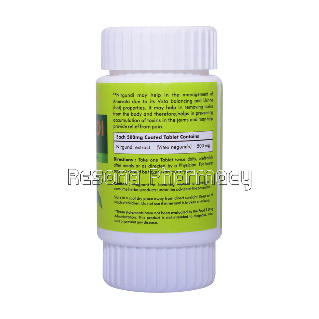 Nirgundi 60 Tablets – Joint Care and Various Health Benefits