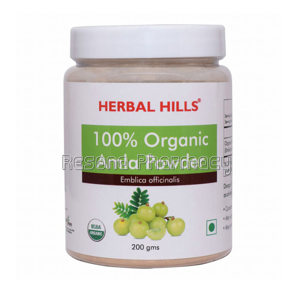 Herbal Hills Organic Amla Powder – 200 Gms – Antioxidant, Digestion