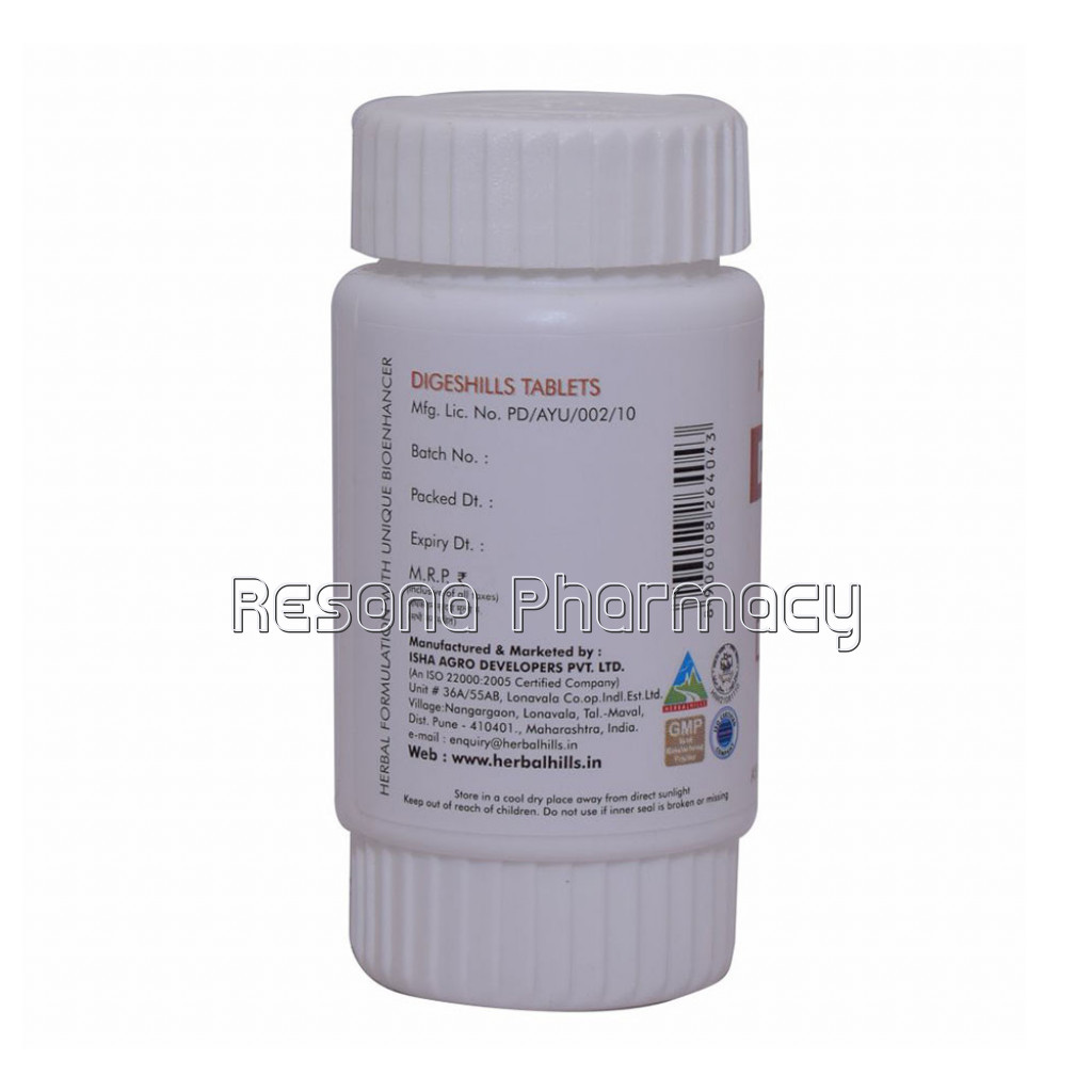 Ayurvedic Digestive Tablets – Digeshills 60 Tablets