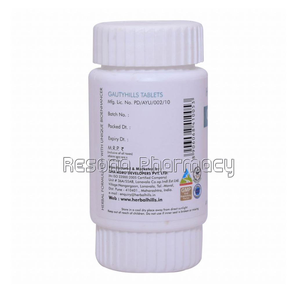 Gautyhills – Gout Care Tablets – 60 Tablets