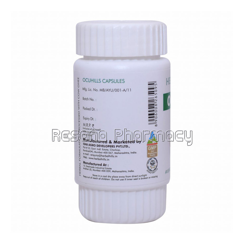 Ayurvedic Eye Care – NaNaturalEye Care Formula – Ocuhills 30 Capsule