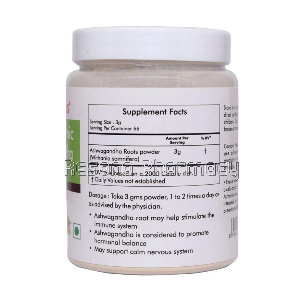 Herbal Hills Organic Shatavari Powder – 200Gms Tonic For Women