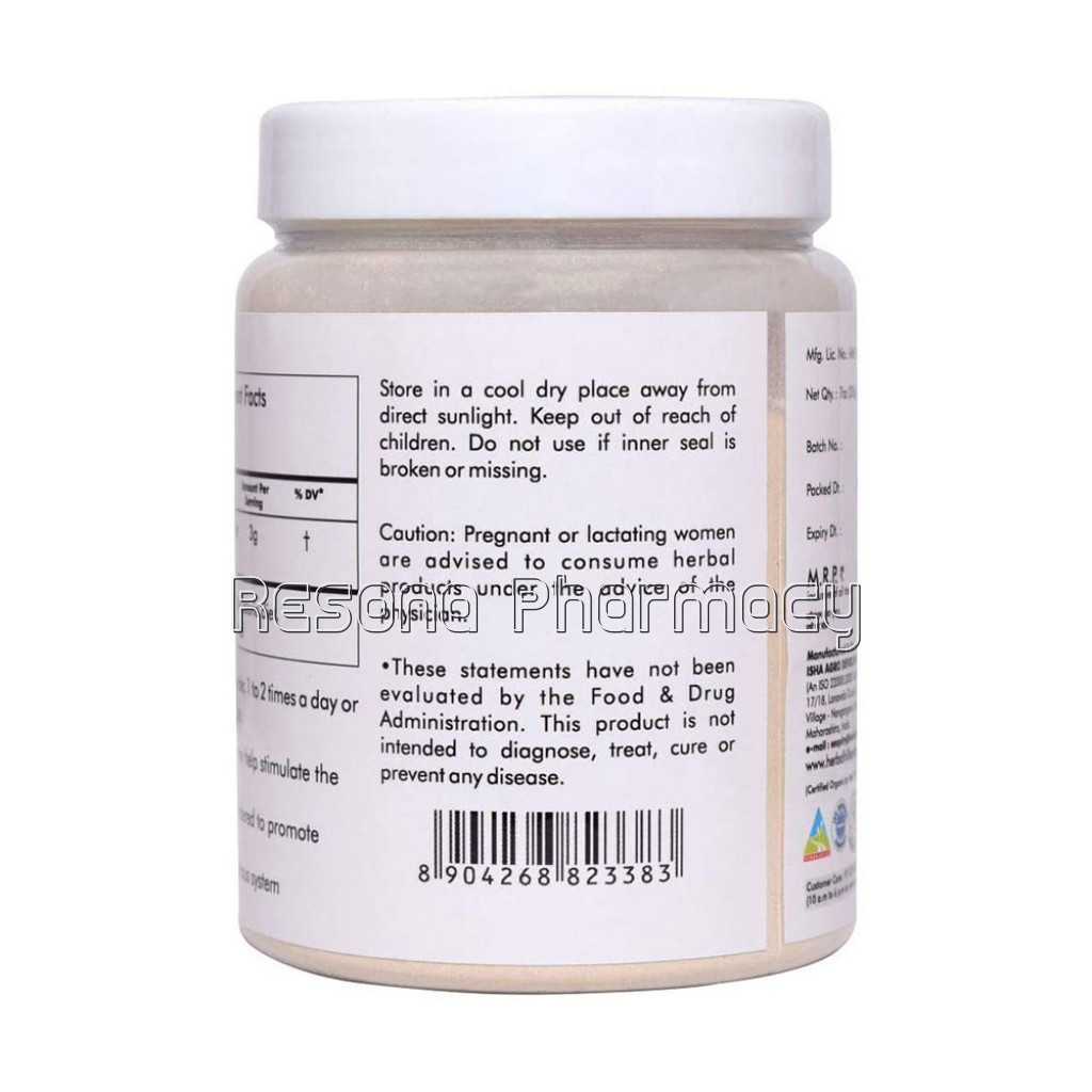 Herbal Hills Organic Shatavari Powder – 200Gms Tonic For Women