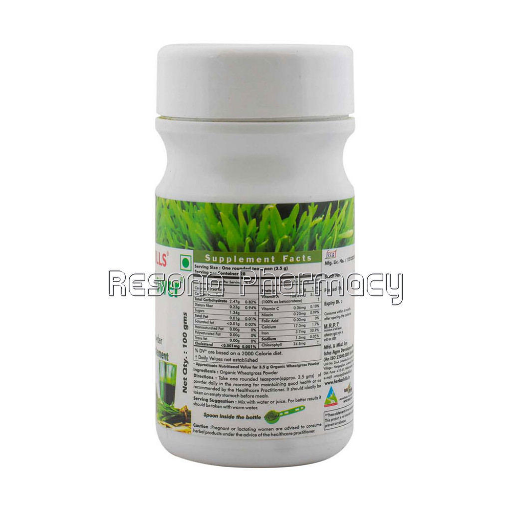 Wheatgrass Powder 100 Gms – Organic Green Food Powder