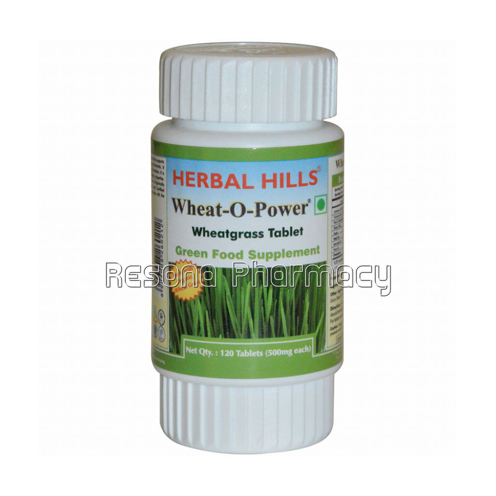 Wheatgrass Tablets (Pack Of 120 Tablets) – Green Food Supplement