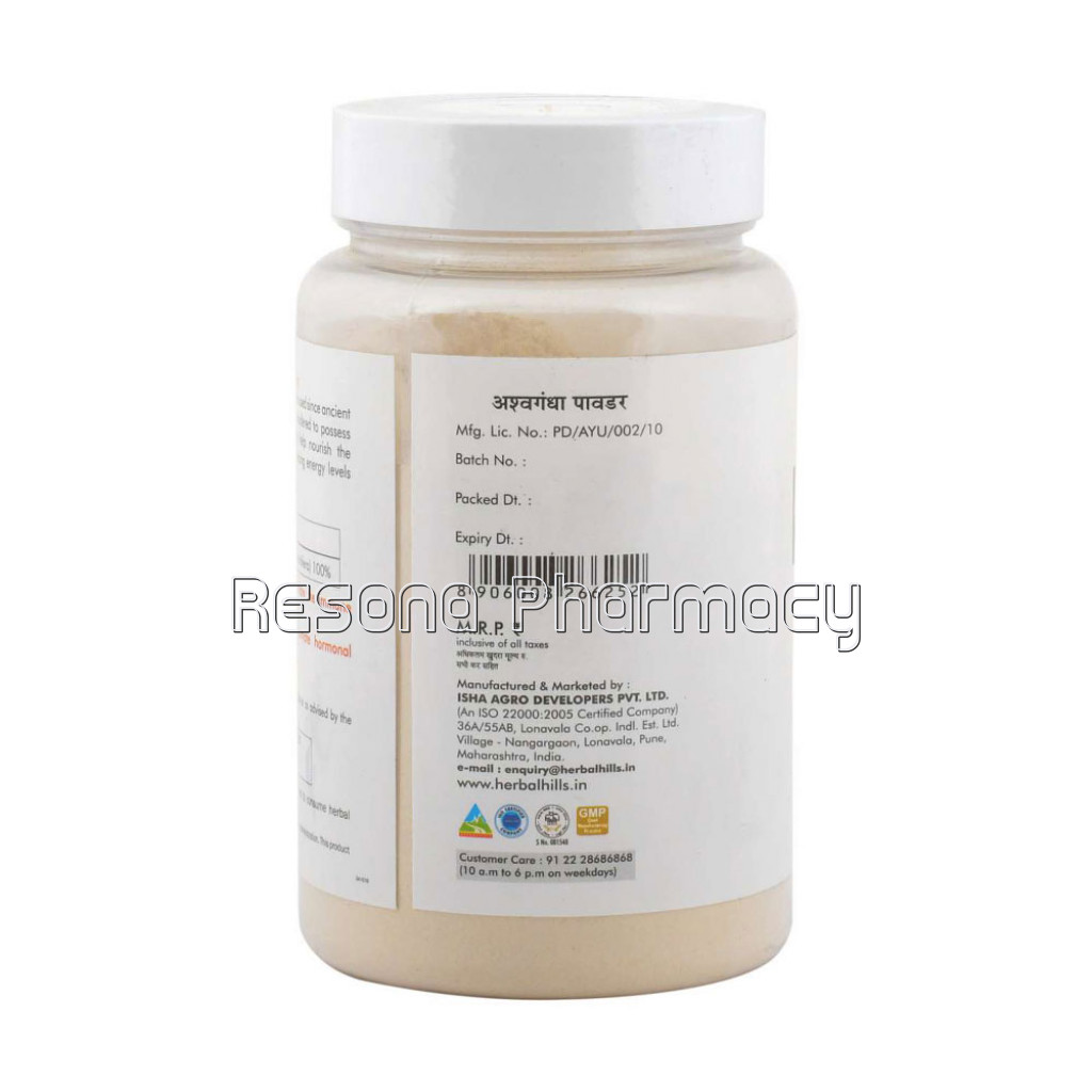 Herbal Hills Ashwagandha Powder 100 Gm – Pack Of 2