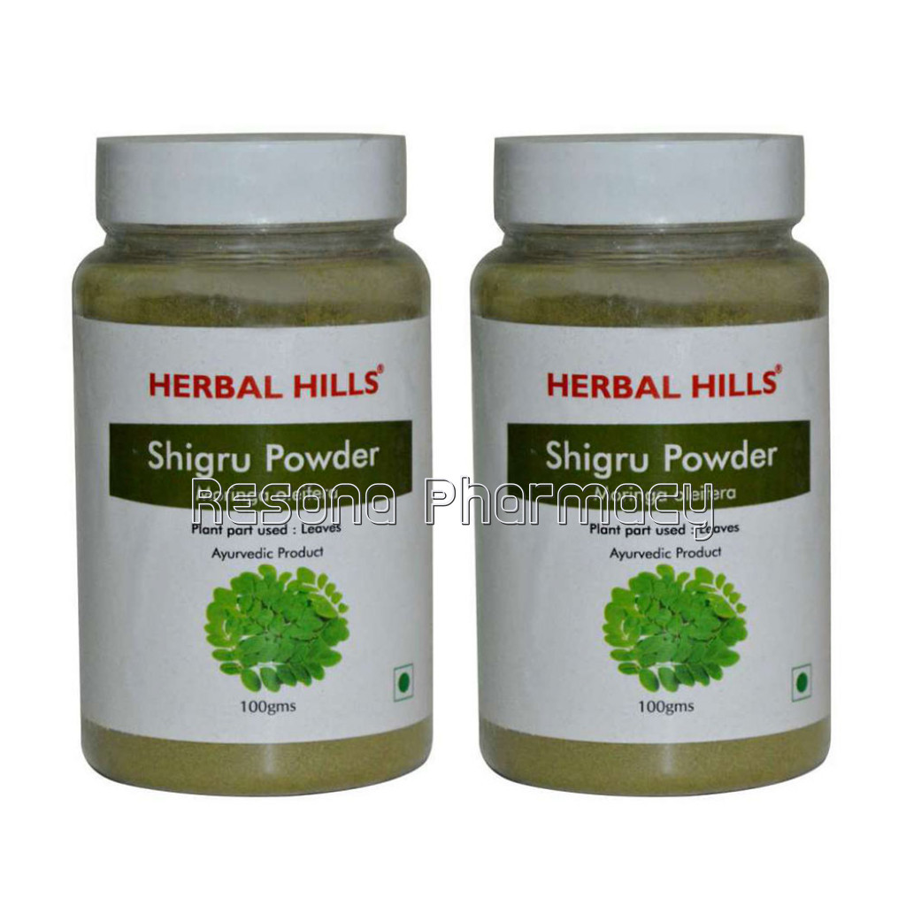 Shigru/Moringa 100 Gms | Moringa Oleifera Powder | 100 Gms Moringa Leaves Powder – Pack Of 2