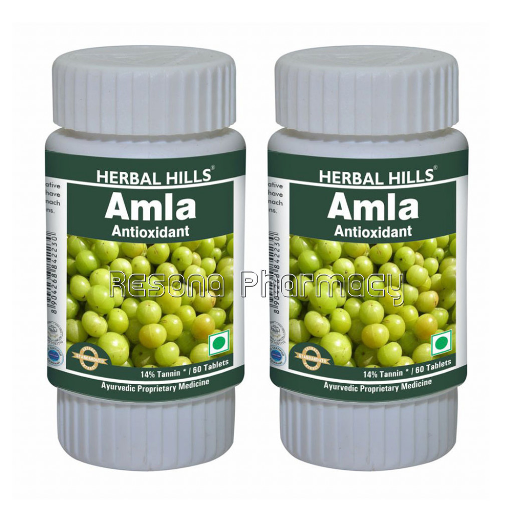 Herbal Hills Amla 60 Tablets – Pack Of 2