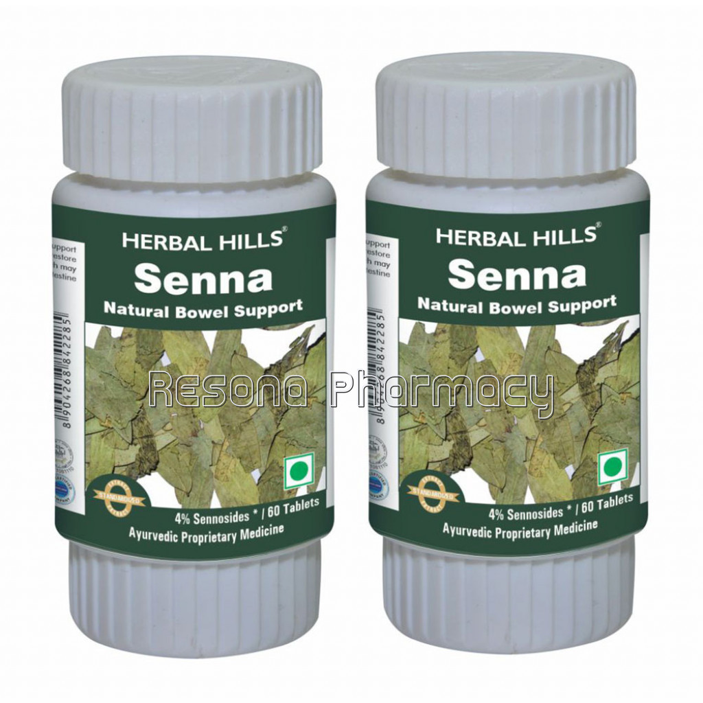 Herbal Hills Senna 60 Tablets Pack Of 2
