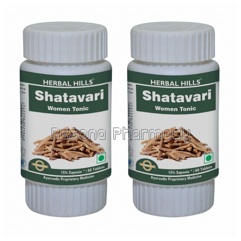 Herbal Hills Shatavari 60 Tablets Pack Of 2