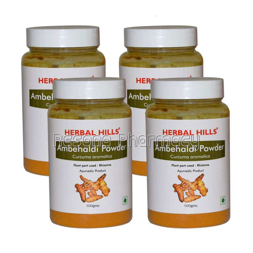 Ambehaldi Powder For Skin and Inflammation – 100 Gms (Pack Of 4)