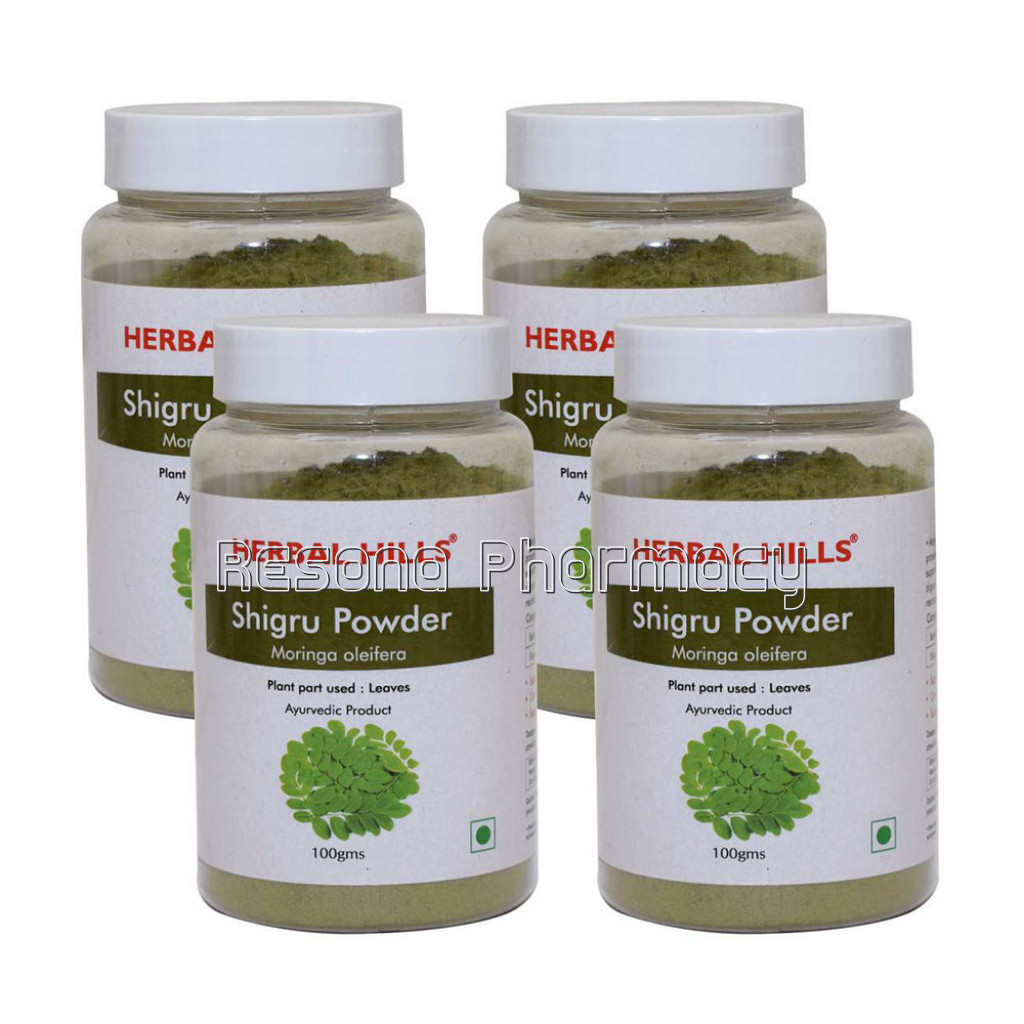 Moringa Oleifera Powder, Shigru/Moringa Leaves Powder 100Gm – Pack Of 4