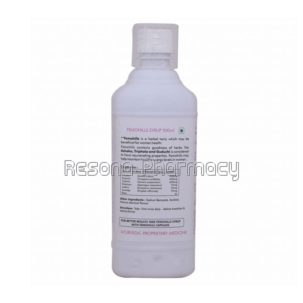 Women’S Health Tonic – Female Health Syrup – Femohills Herbal Shots 500Ml (Pack Of 2)
