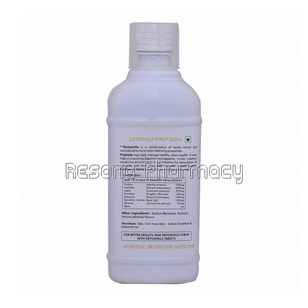 Ayurvedic Detox Syrup – Detoxhills Shots 500Ml (Pack Of 2)