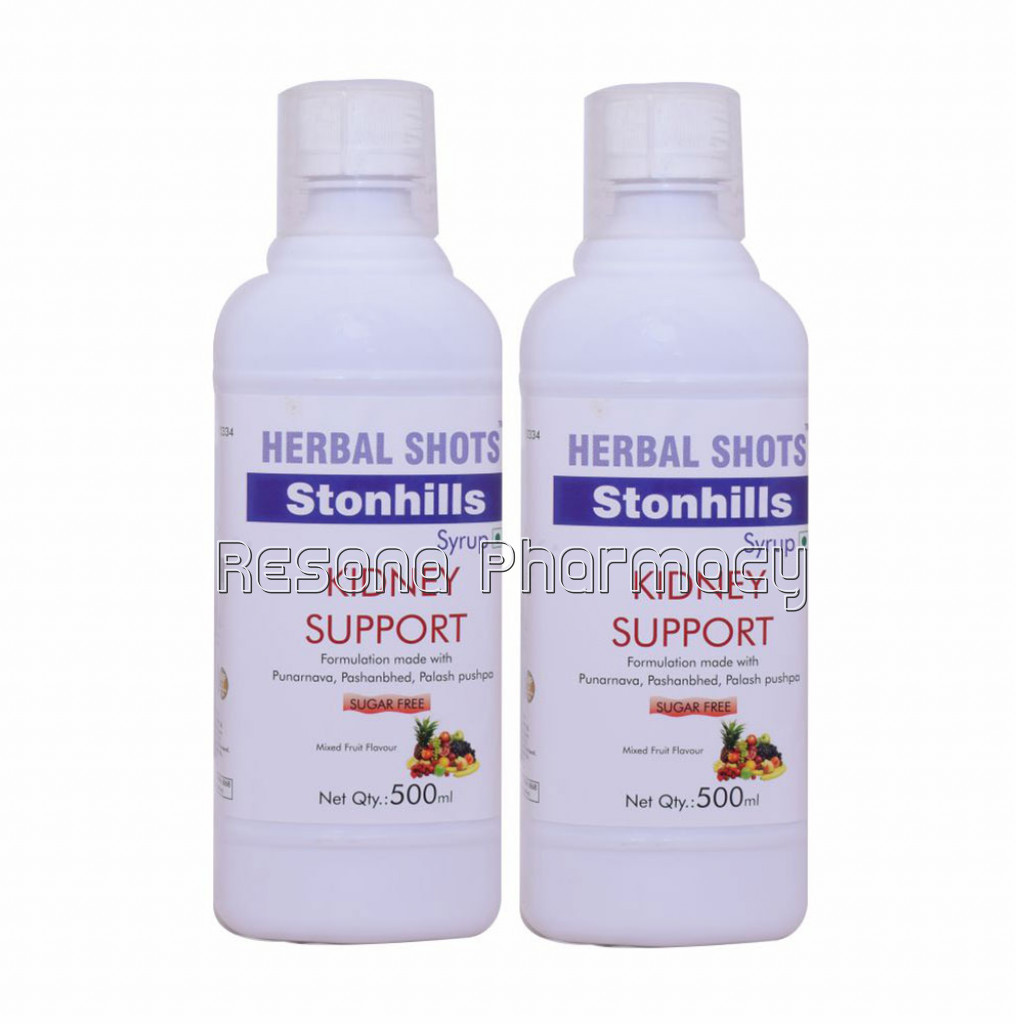 Kidney Support Syrup – Stonhills Herbal Shots 500Ml (Pack Of 2)