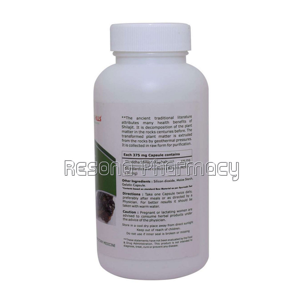 Shilajithills 120 Capsule, Vigor, Vitality, Strength Tonic