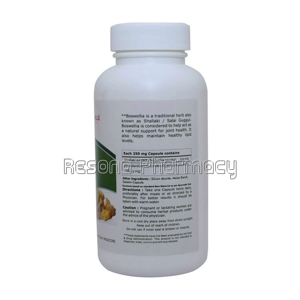 Boswellia Capsules, Boswellia Serrata, Shallaki120 Capsules