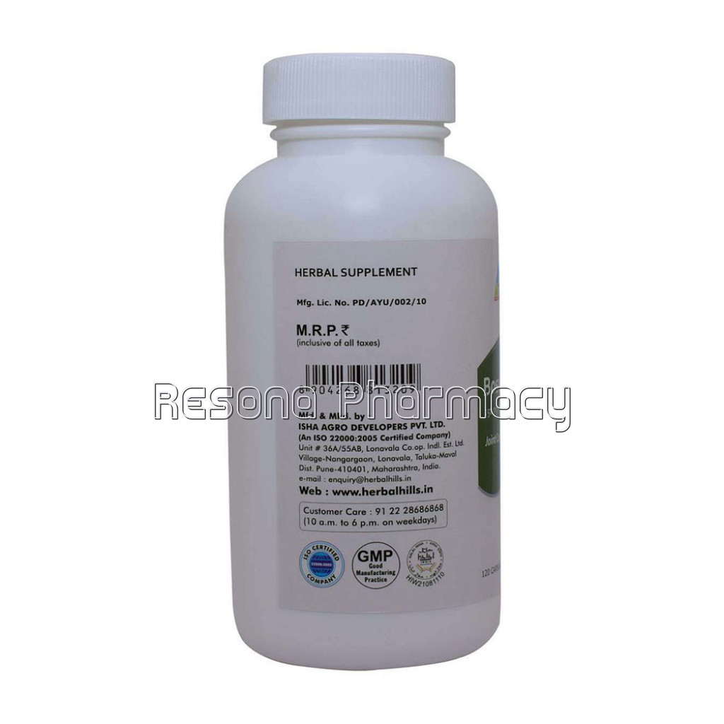 Boswellia Capsules, Boswellia Serrata, Shallaki120 Capsules