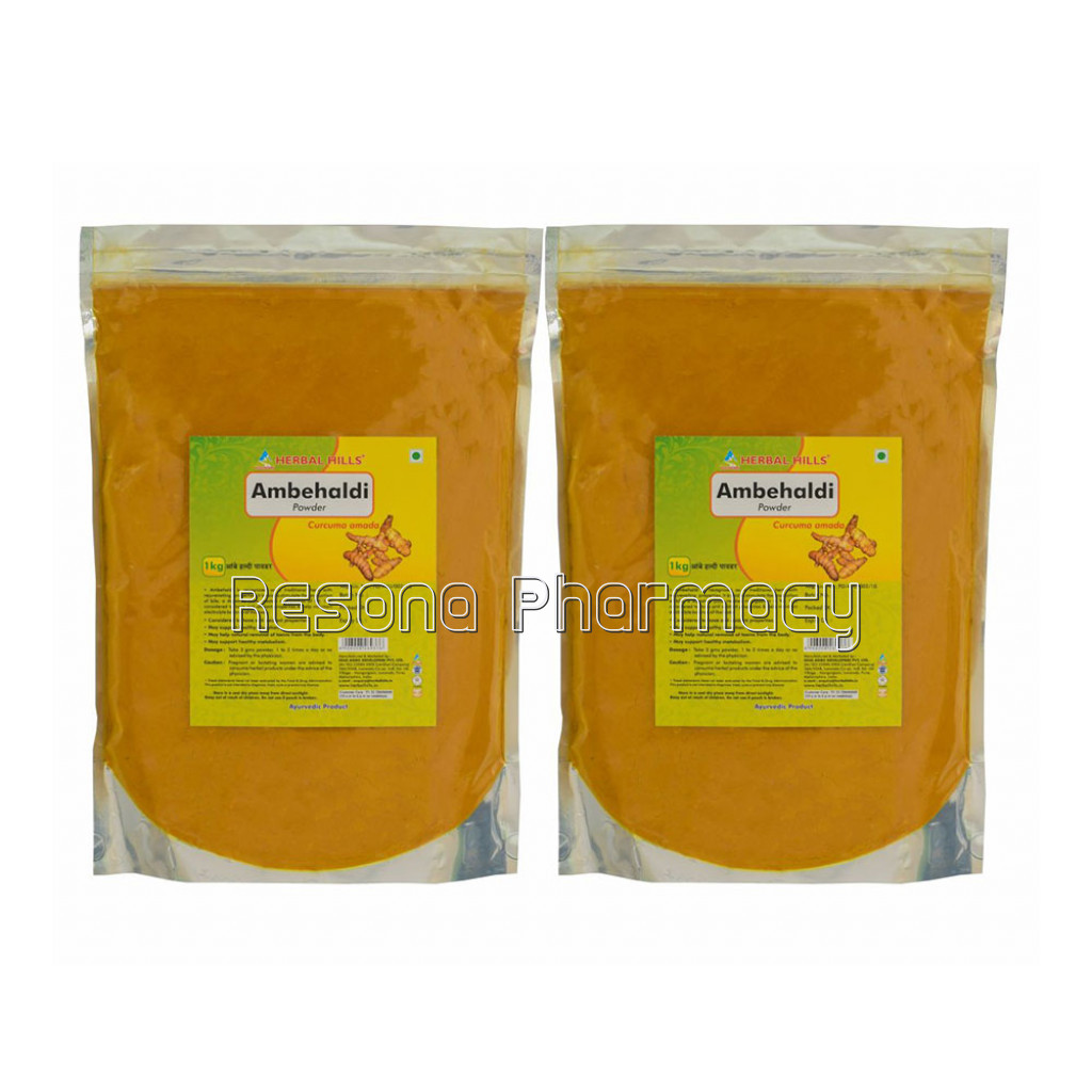 Amba Haldi Powder For Face Beauty – 1 Kg Powder – Pack Of 2