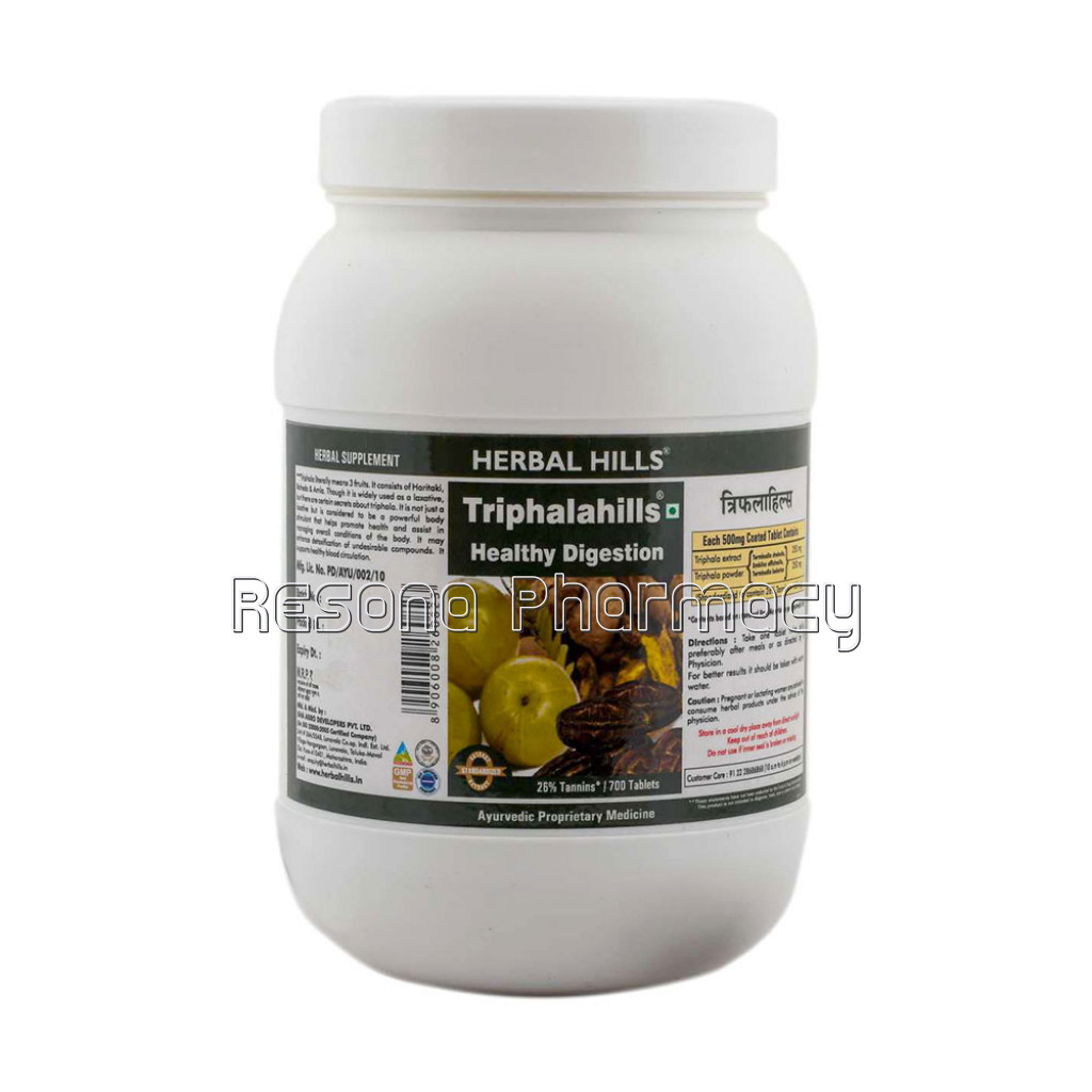 Triphala Tablets Value Pack – Triphalahills 700 Tablets – Healthy Digestion