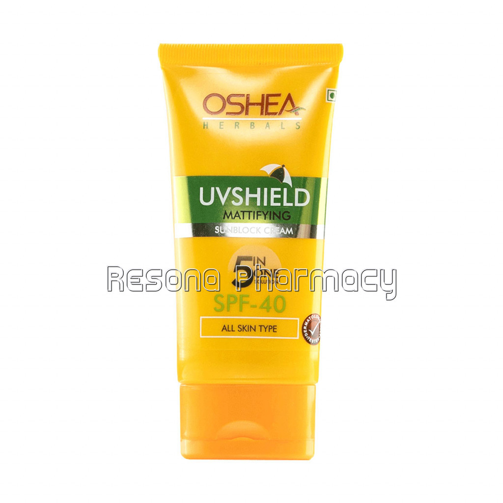 Uvshield Mattifying Sun Block Cream Spf 40   60 Gm