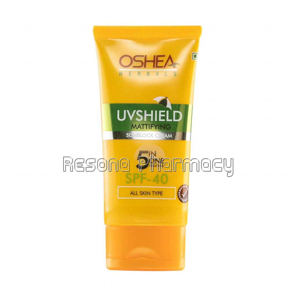 Uvshield Mattifying Sun Block Cream Spf 40   120 Gm
