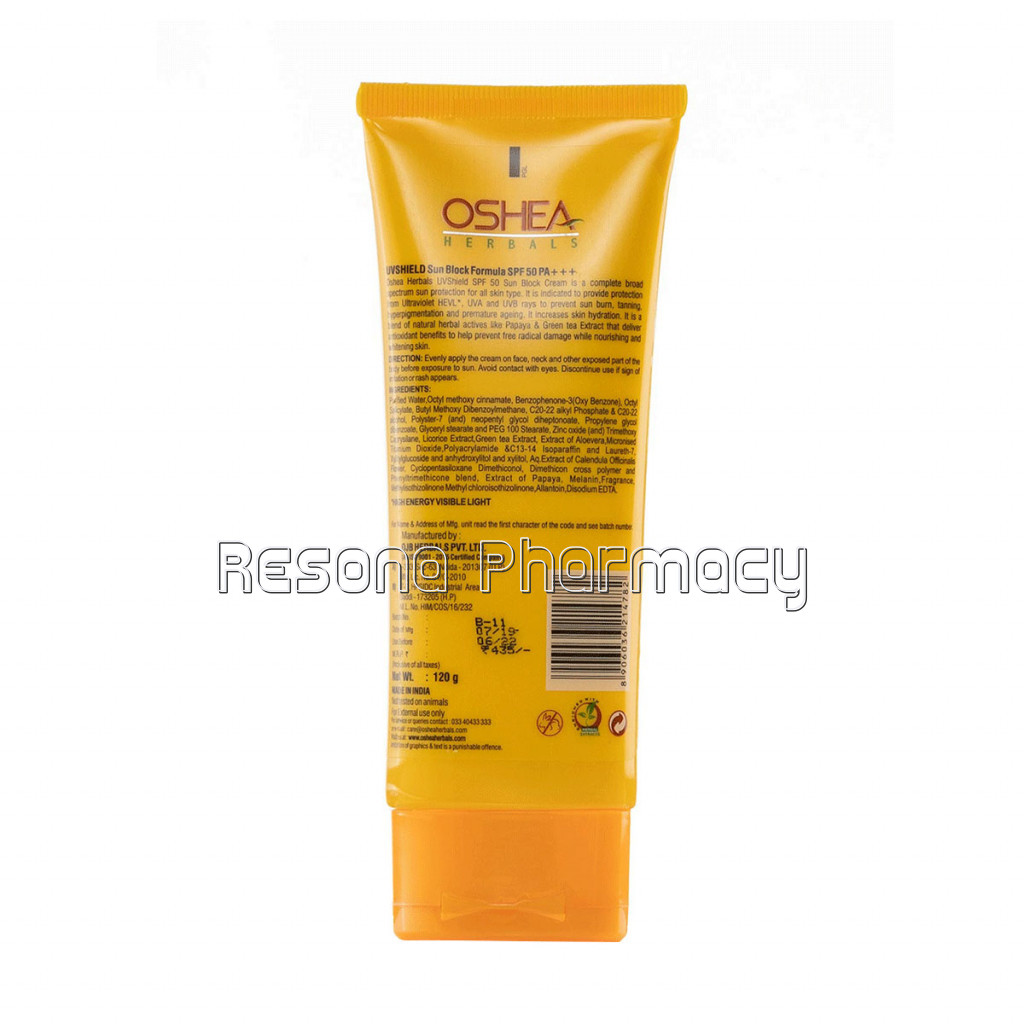 Uvshield Sun Block Formula Spf 50   120 Gm