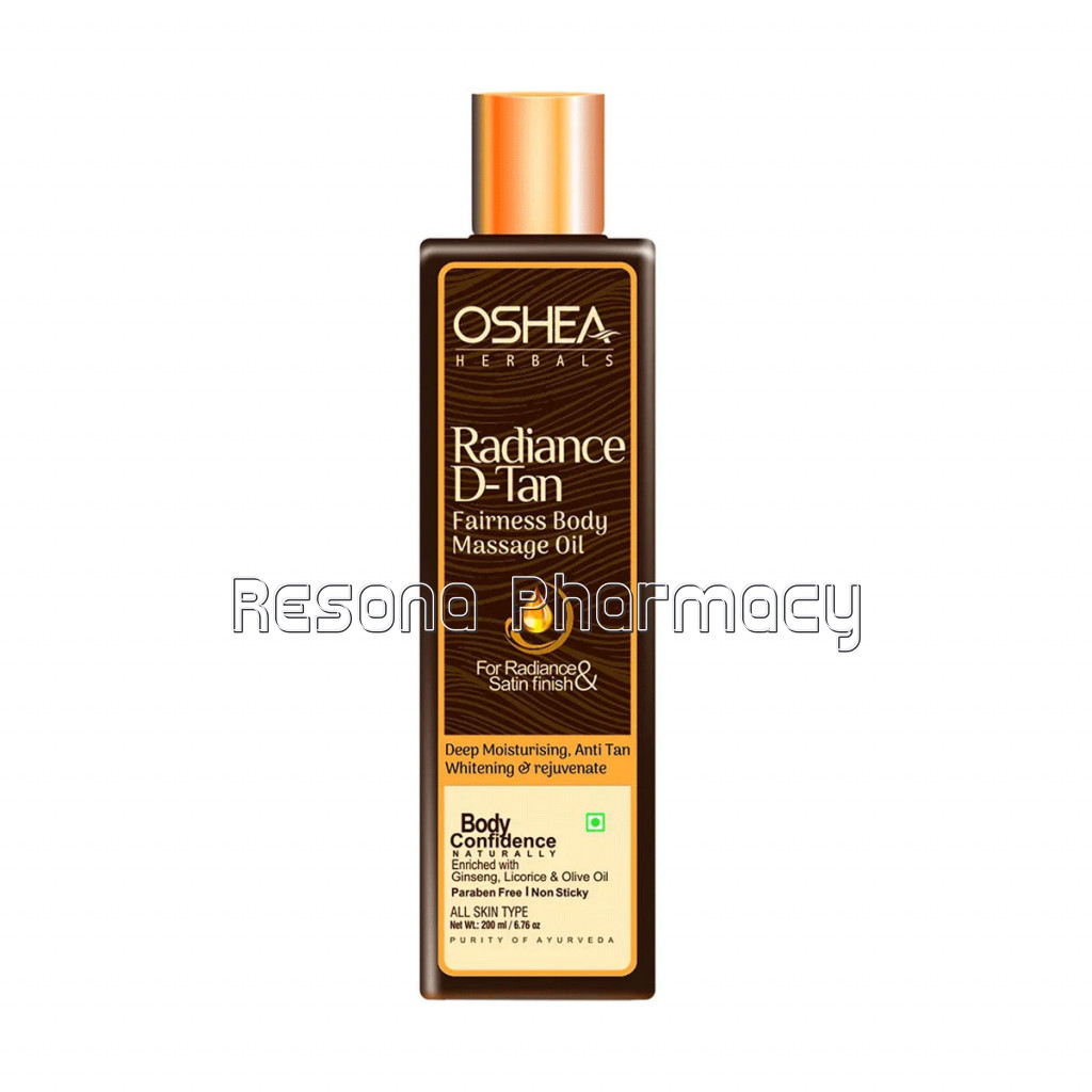 Radiance D Tan Fairness Body Massage Oil