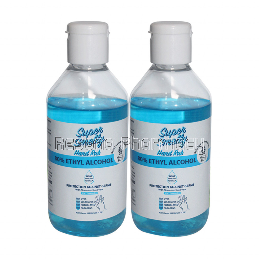 Super Smelly Hand Rub Sanitizer, Pack Of 2, 200Ml