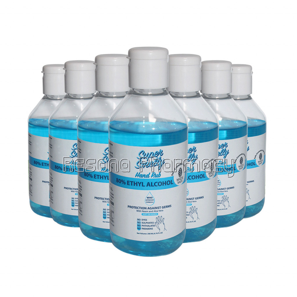 Super Smelly Hand Rub Sanitizer, Pack Of 7, 200Ml