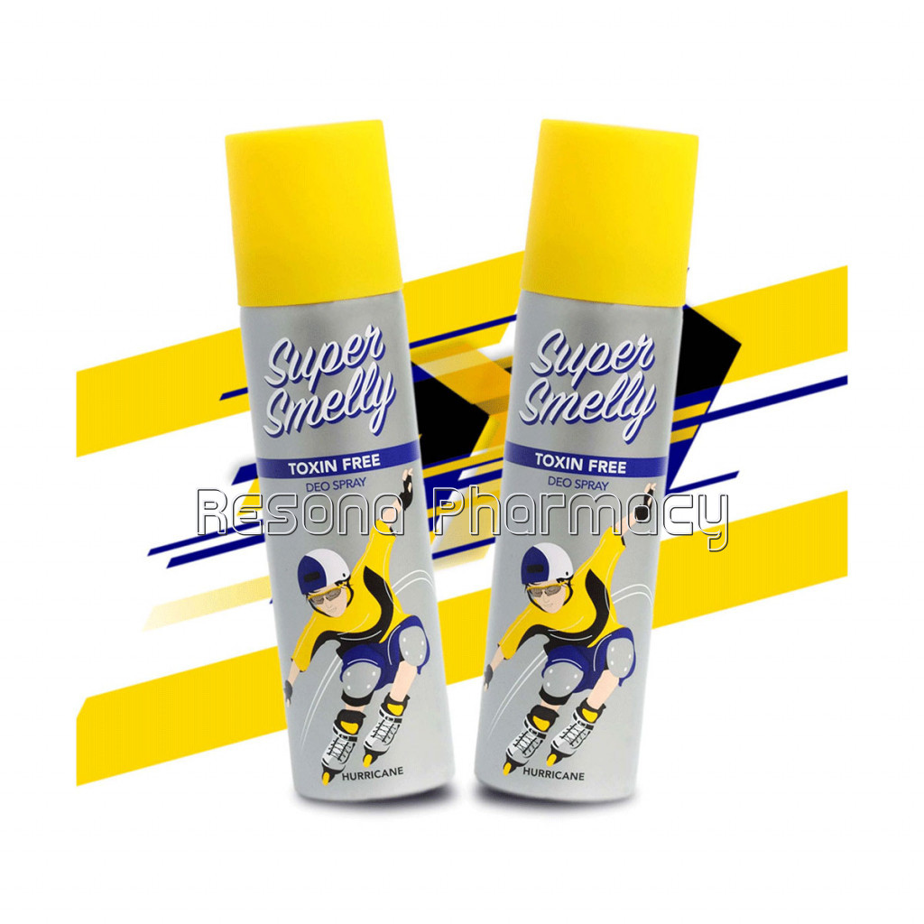 Hurricane Deodorant Spray, Pack Of 2