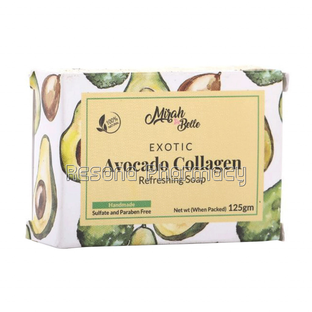 Avocado Collagen Anti Aging Soap Bar   Organic, Handmade