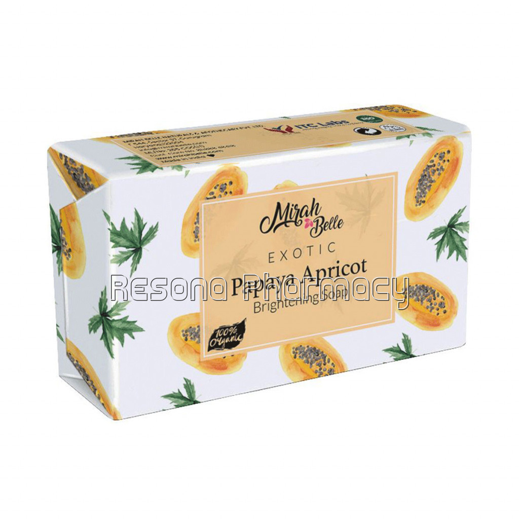 Papaya, Apricot   Skin Brightening Organic Soap Bar