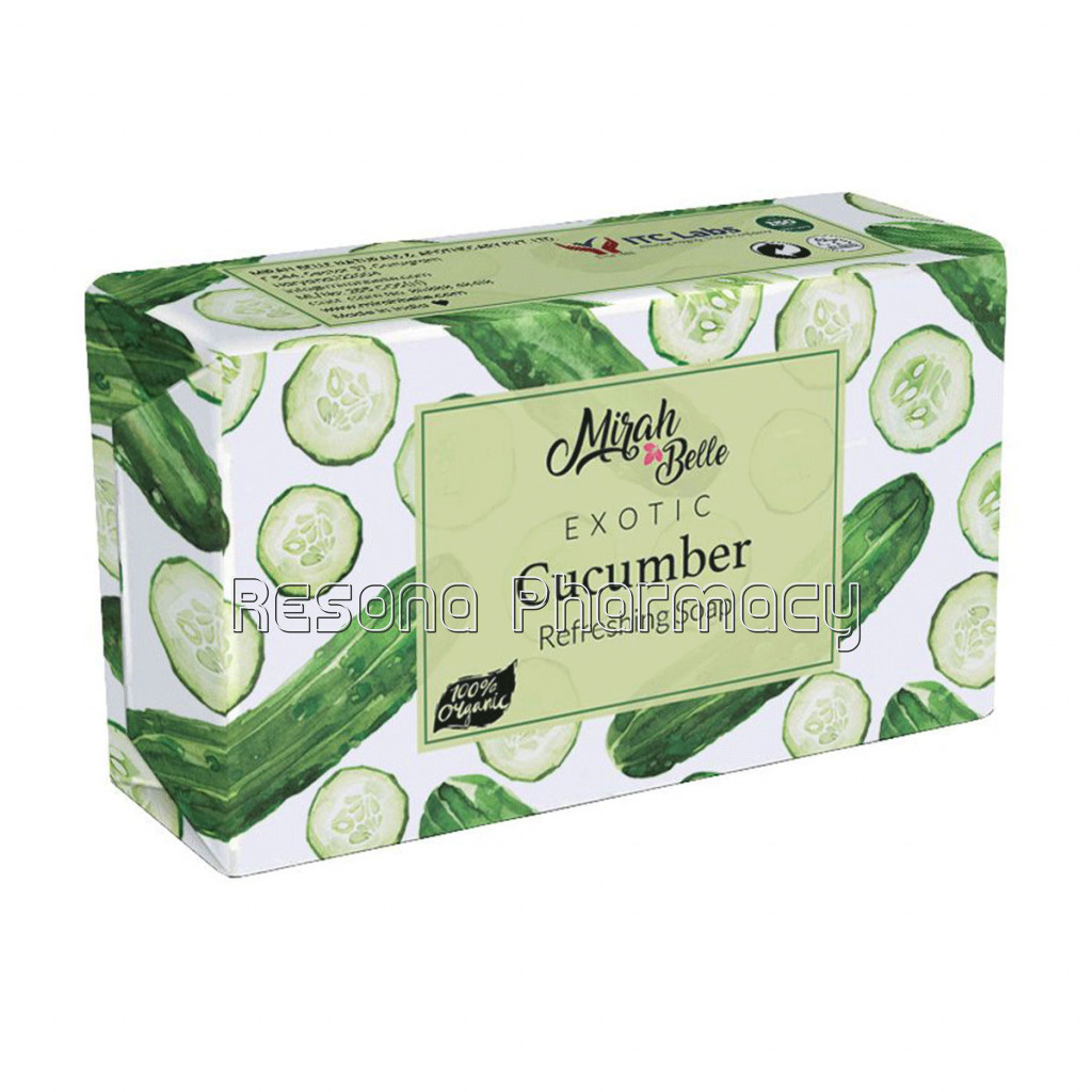 Cucumber Refreshing Soap Bar   Natural, Organic and Handmade