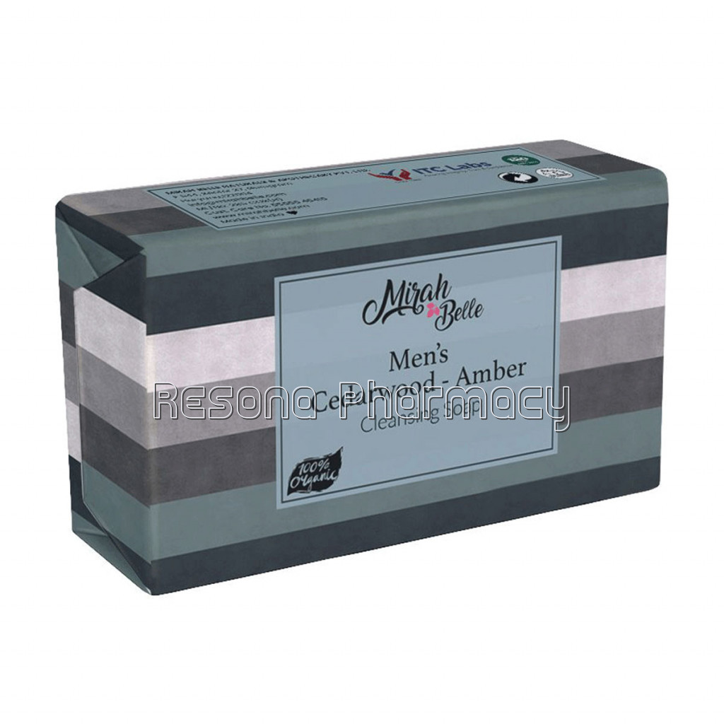 Amber, Cedarwood   Mens Handmade Soap   Organic and NaNaNatural  Face and Body