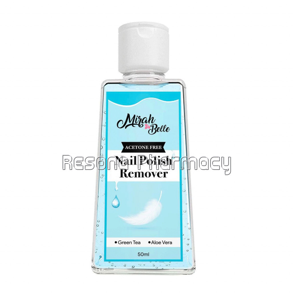 Mirah Belle   Nail Polish Remover (50 Ml)   Acetone Free   Vegan, Natural, Sulfate And Paraben Free