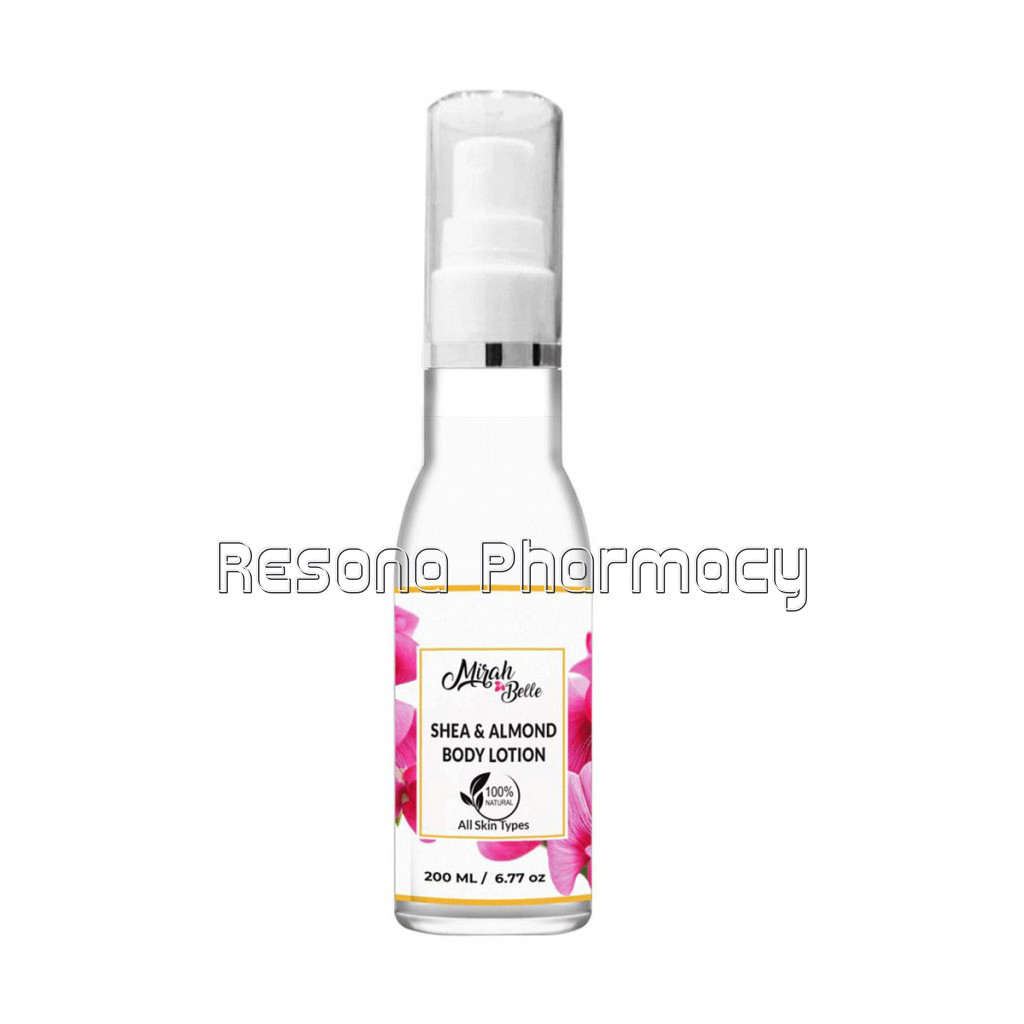 Sweet Almond and Shea Butter   NaNaturalBody Lotion   Dry and Cracked Skin   Vegan and Paraben Free