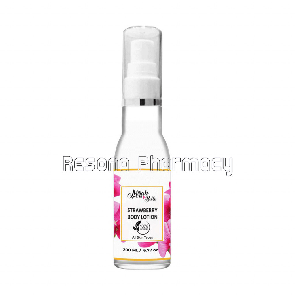 Strawberry   NaNaNatural  Body Lotion   Heals Dry Skin   Vegan and Paraben Free